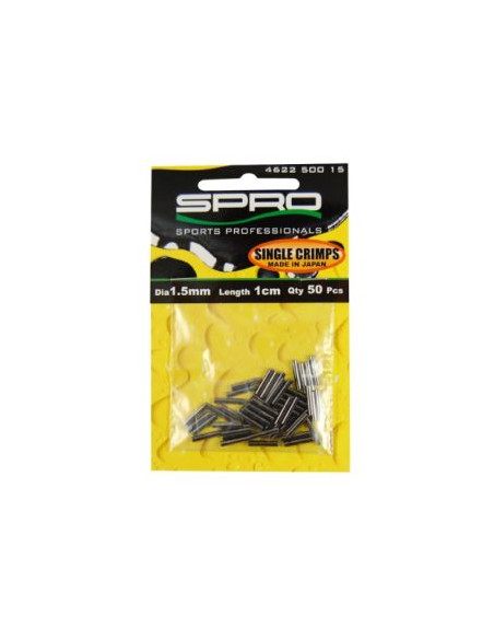Spro Single Crimps 1,5 mm Klemmhülsen