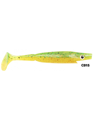 Strike Pro Piglet Shad 10 cm / 7 g./ Fb.: C015 Fire Perch