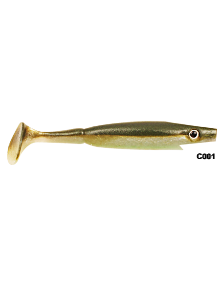 Strike Pro Piglet Shad 10 cm / 7 g./ Fb.: C001 Alcatraz