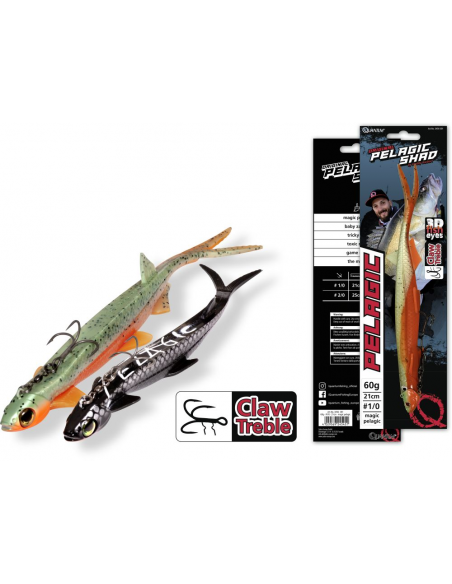 Quantum Pelagic Shad Set 21 cm / 60 g./ Fb.: Game Over
