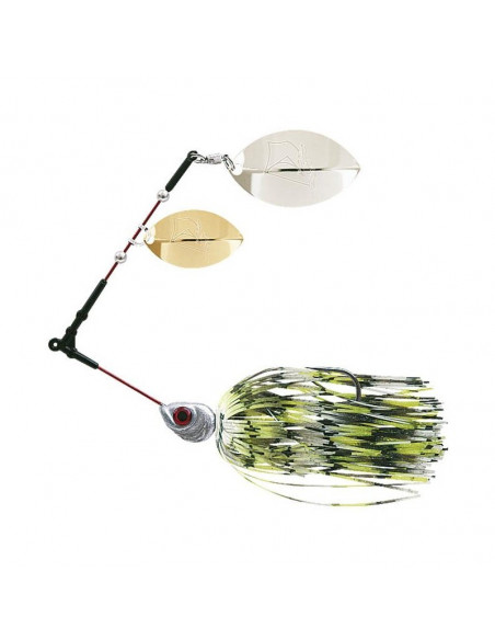 Delalande Spinner Flex 21 g. Spinnerbait, Fb.: 05 White/Black/Chartreuse