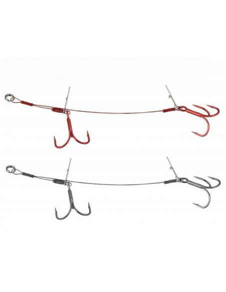 Savage Gear Carbon49 Double Stinger Hakengr.1 - 10,5 cm - 16 kg
