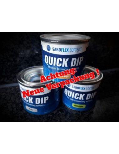 Saboflex Quick Dip Softbait, Fb.: White