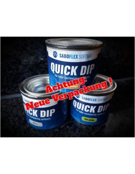 Saboflex Quick Dip Softbait, Fb.: White
