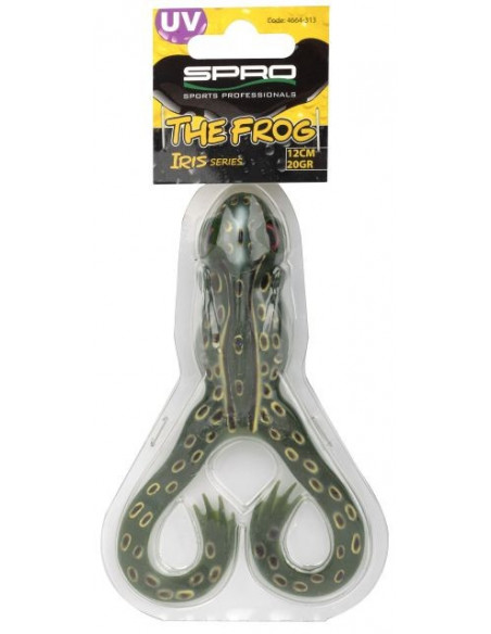 Spro IRIS The Frog 12 cm, Fb.: Natur Green Frog
