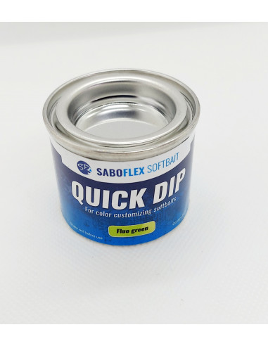 Saboflex Quick Dip Softbait, Fb.: Fluo Green
