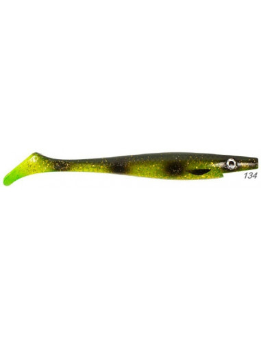 Strike Pro The Pig Shad 23 cm, Fb.: Olive Spotted Bullhead