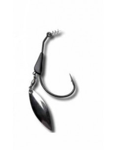 Behr Tungsten Jighaken mit Spinnerblatt 4/0 - 8 g.