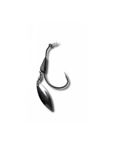 Behr Tungsten Jighaken mit Spinnerblatt 4/0 - 8 g.