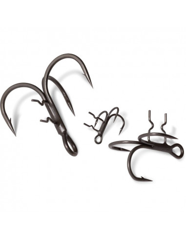 Quantum Claw Treble Hook Gr. 2 mat finish