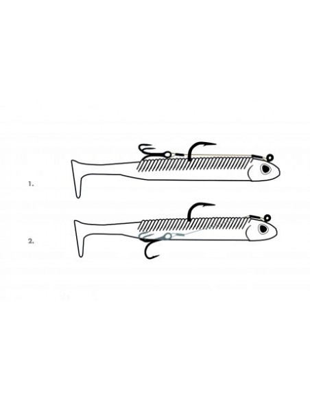 VMC 7547F Finess Fluoro Stinger, Tragk.: 7 kg./ Hakengr.8