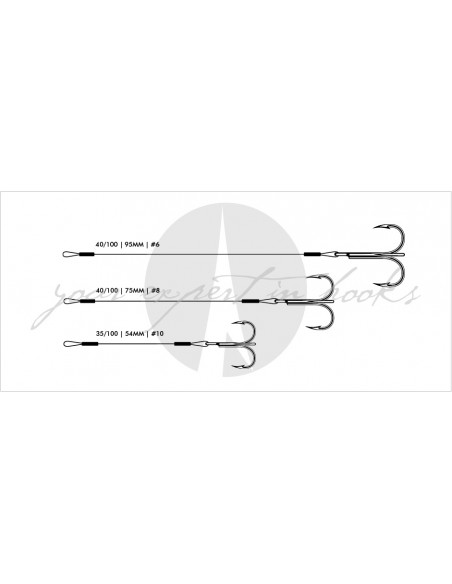 VMC 7547F Finess Fluoro Stinger, Tragk.: 7 kg./ Hakengr.8