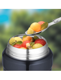 Thermos Essensbehälter 'King' mit Löffel, Fb.: Dunkelblau 2