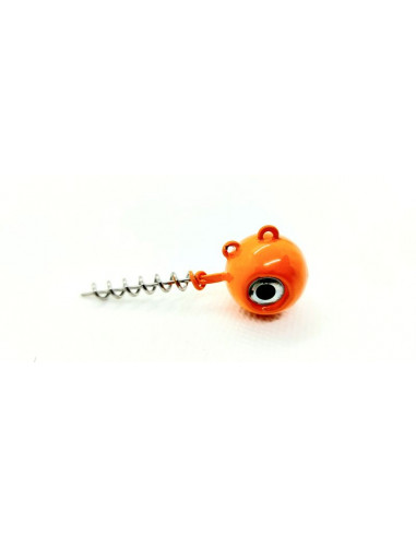 Screw-In Schraub-Jigkopf Orange 40 g.