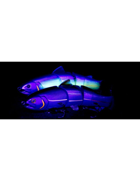 Spro Swimbait BBZ-1  6" UV Slow Sinking, Fb.: Firetiger