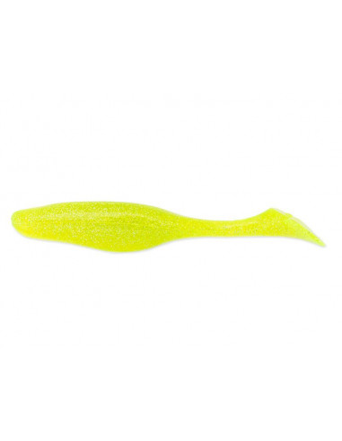 Bass Assassin Sea Shad 6", Fb.: Chartreuse Silver Glitter