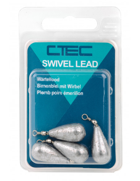 Spro C-TEC Swivel Sinker 25 g. Birnenblei