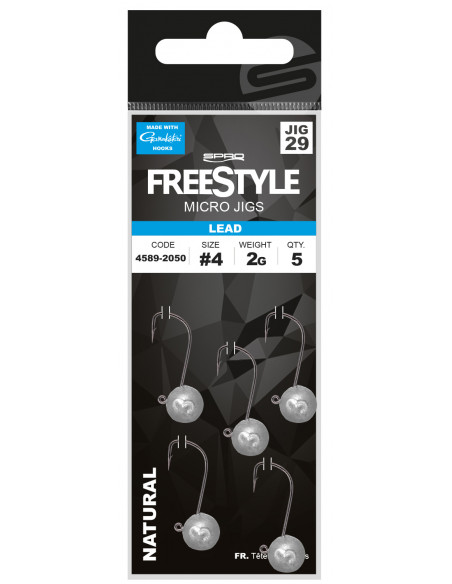 Spro Freestyler Micro Jig29, Gr.4 - 2 g. Natural