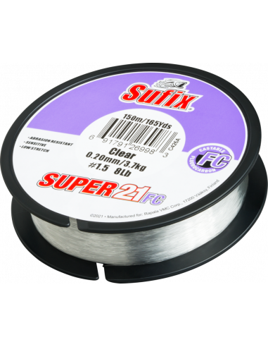 Sufix Super 21® FC Fluorocarbon 7,5 kg./ 0,30 mm/ 50 m