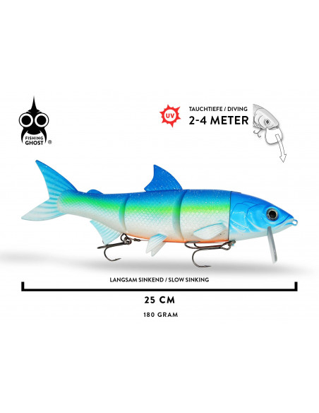 Fishing Ghost RenkyOne 25 cm / 180 g./ Fb.: Funky Blue