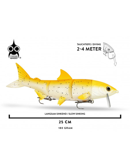 Fishing Ghost RenkyOne 25 cm / 180 g./ Fb.: Spotted Orange