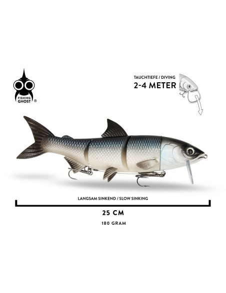 Fishing Ghost RenkyOne 25 cm / 180 g./ Fb.:: White Fish