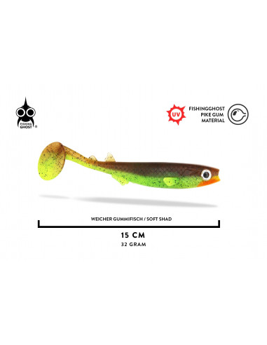 Fishing Ghost RenkyShad V1 15 cm / Fb.: Choco...