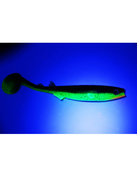 Fishing Ghost RenkyShad V1 15 cm / Fb.: Choco Chartreuse