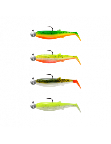 Savage Gear Cannibal Shad 8 cm / 7,5 g./ Farbmix Dark Water