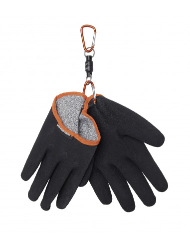 Savage Gear Aqua Guard Gloves Black Gr. M Landehandschuhe