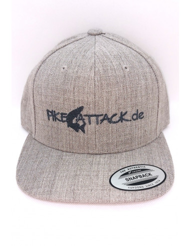 Pike-Attack Yupoong Classic Snapback Basecap Grey