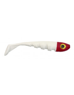 Delalande Slim Minnow 11 cm / 7 g., Fb.: White Red Head
