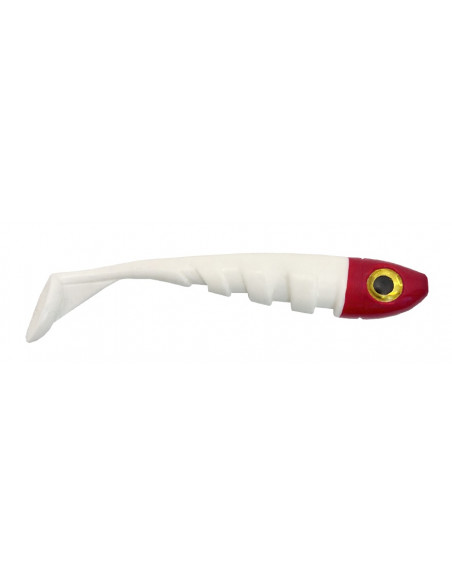 Delalande Slim Minnow 11 cm / 7 g., Fb.: White Red Head