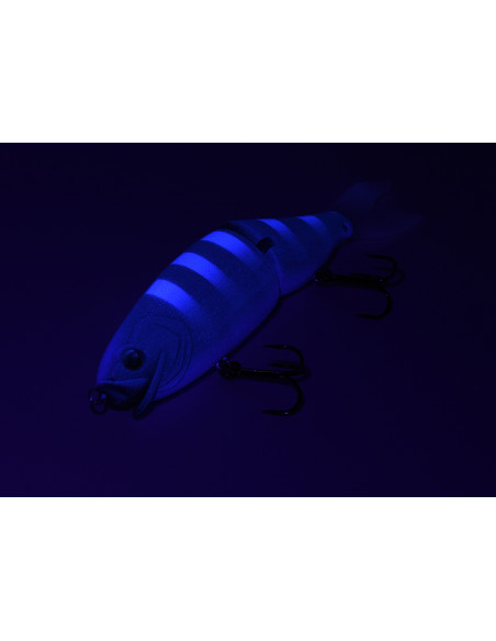 Gamakastu Luxxe Laughin 170 Swimbait, Fb.: Black & Roll