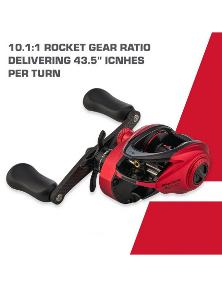 Abu Garcia Revo 5 Rocket Low Profile Linkshand Baitcaster