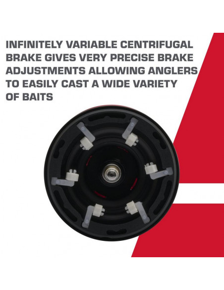 Abu Garcia Revo 5 Rocket Low Profile Linkshand Baitcaster