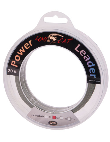 Uni Cat Power Leader 20 m / 92 kg. Vorfach Schnur