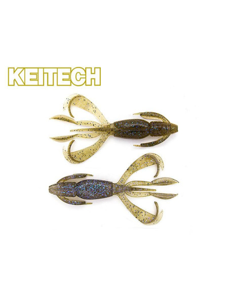Keitech Crazy Flapper 3,6", Fb.: Electric Green Craw