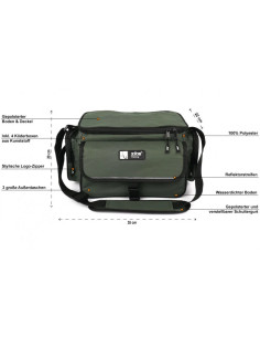 Zite Fishing Angeltasche mit Tragegurt + 4 Köderboxen... 2