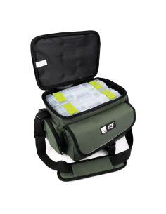 Zite Fishing Angeltasche mit Tragegurt + 4 Köderboxen...
