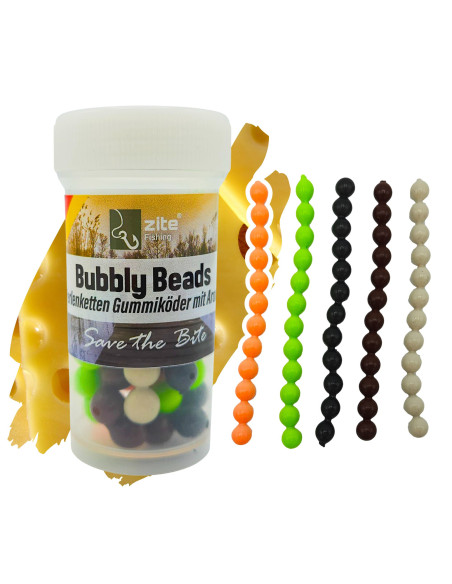 Zite Fishing Bubbly Beads Allround Mix Käse 8 mm Lachseier-Imitat