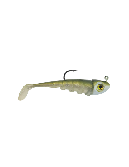 Delalande Toupti Shad 4 cm / 4 g./ Fb.: Natueral Green