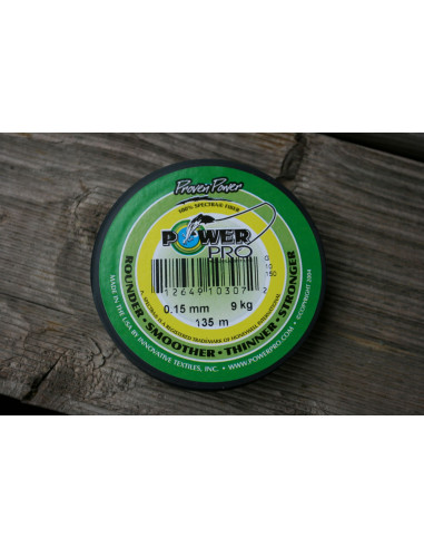 Power Pro Microfilament Line 0,15 mm / 9 kg moosgrün