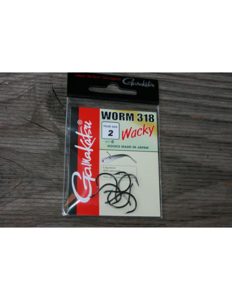 Gamakatsu Worm 318 Wacky, Gr. 2
