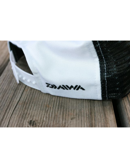 Daiwa D-Cap Basecap, Fb.: weiß/schwarz