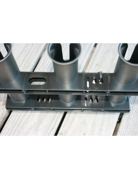Tempress Fish-on 3-fach Rutenhalter, schwarz