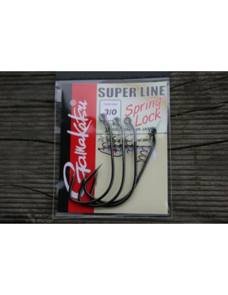 Gamakatsu Super Line Spring Lock, Gr. 3/0