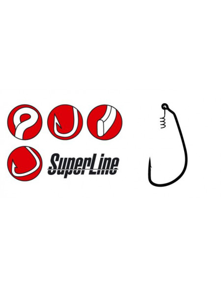 Gamakatsu Super Line Spring Lock, Gr. 3/0