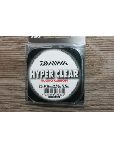 Daiwa Hyper Clear Fluorocarbon 0,16 mm / 2,5 kg. / 25 m 2
