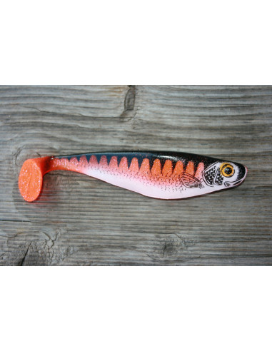 Xtra Soft Nature 6", 16 cm , Fb.: Fluoorange-Glitter-Zander